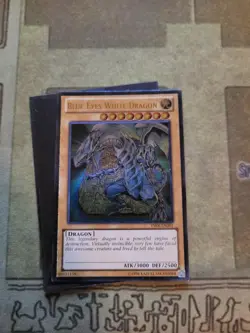 YUGIOH BLUE-EYES WHITE DRAGON YSKR-EN001 ULTIMATE UNLIMITED ED NM VER. 4 - Image 2