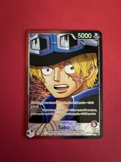 One Piece TGC Sabo Alt Art OP13-004 English Carrying On His Will NM - Image 1