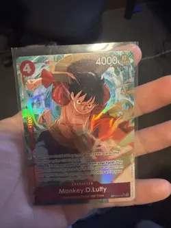 One Piece TCG Monkey D Luffy OP12-015 Mint Condition - Image 1