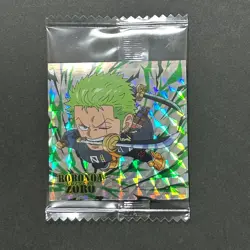 S4287 Roronoa Zoro GR Holo Japanese One Piece Wafer Sticker Sealed J3 - Image 1