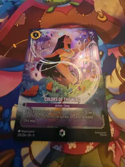 Colors of the Wind - Enchanted - Disney Lorcana Set 11 Winterspell 228/204 - Image 1