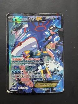 Pokemon Card - Team Aqua’s Kyogre EX - 6/34 - Double Crisis - 2015 - Image 1