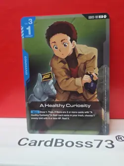 A Healthy Curiosity Gundam Card Game . Steel Requiem GD03-101 R - Image 3