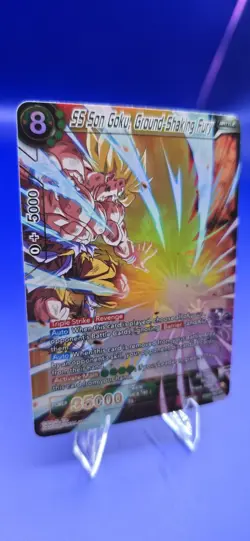 Dragon Ball Super Card Game SS Son Goku, Ground-Shaking Fury BT24-062 SR - Image 3