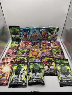 Dragon Ball Z Collectible Cards 24 Packs New Sealed Bandai - Image 1