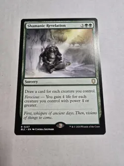Shamanic Revelation Commander: Bloomburrow Regular - Image 1