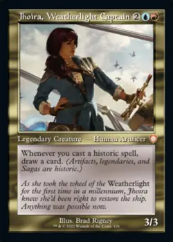 1x Jhoira, Weatherlight Captain Light Play, English Commander: The Brothers' War - Image 1
