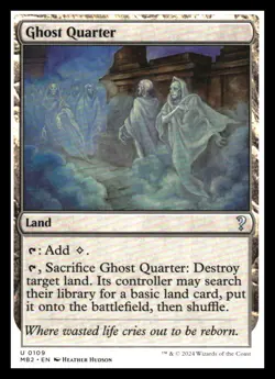 Ghost Quarter (white border) Mystery 2 *Mythic Relics* NM+ - Image 1