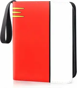 Pokemon Trading Card Binder Holds 480 Cards 60 Pages 4 Pocket Album Pikachu TCG - Image 1