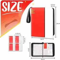 Pokemon Trading Card Binder Holds 480 Cards 60 Pages 4 Pocket Album Pikachu TCG - Image 2