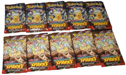 POKEMON SCARLET & VIOLET LOT (10) BOOSTER PACKS SURGING SPARKS NISP - Image 2