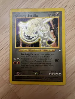 Pokemon Shining Steelix 112/105 Holo Neo Destiny HP - Image 1