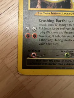 Pokemon Shining Steelix 112/105 Holo Neo Destiny HP - Image 4