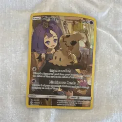 Pokemon TCG Mimikyu Secret Rare 245/236 SM-Cosmic Eclipse Holo 70 HP English - Image 1