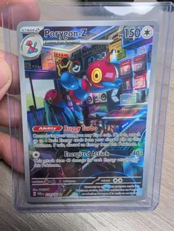2023 Pokemon SV Paradox Rift PAR EN Porygon-Z #214/182 Illustration Rare 214/182 - Image 1