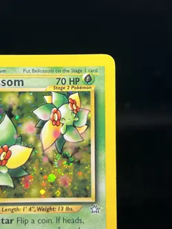 Pokemon TCG Bellossom 3/111 Neo Genesis Holo Rare (Swirled) MP - Image 3