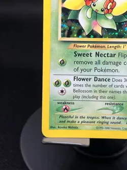 Pokemon TCG Bellossom 3/111 Neo Genesis Holo Rare (Swirled) MP - Image 5