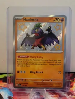 Pokemon Hawlucha Shiny Rare Holo SV: Paldean Fates 2024 175/091 NM - Image 1
