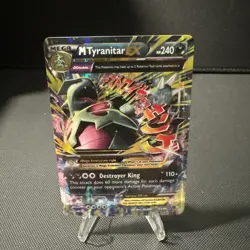 Pokemon M Tyranitar EX Ultra Rare Holo XY - Ancient Origins 43/98 NM - Image 1
