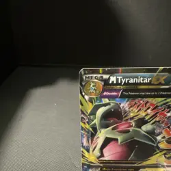 Pokemon M Tyranitar EX Ultra Rare Holo XY - Ancient Origins 43/98 NM - Image 2