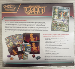 Obsidian Flames - Pokemon Center ETB Elite Trainer Box - Pokemon Sealed - Image 2