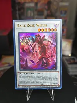 Yu-Gi-Oh Rage Rose Witch DOOD-EN040 Ultra Rare 1st Edition Doom of Dimensions - Image 1