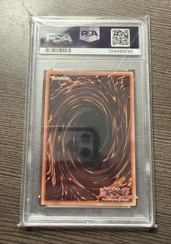2002 YU-GI-OH! LEGEND OF BLUE EYES Blue Eyes White Dragon LOB-001 PSA 8 - Image 2