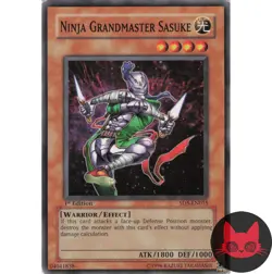 Yugioh Ninja Grandmaster Sasuke SD5-EN015 Common 1st Edition LP - Image 1