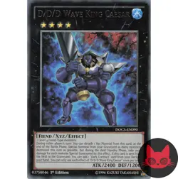 Yugioh D/D/D Wave King Caesar DOCS-EN090 Rare 1st Edition NM - Image 1