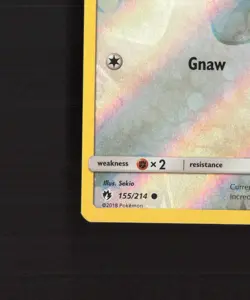 Eevee 155/214 Lost Thunder Reverse Holo Pokemon Card LP - Image 5