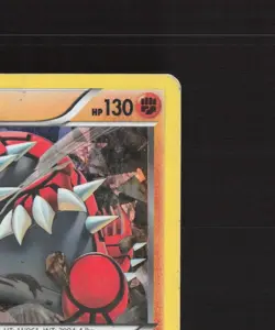 Groudon 84/160 Primal Clash Cracked Ice Holo Rare Pokemon Card DMG - Image 4