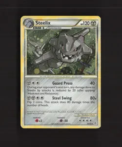 Steelix 24/95 Unleashed Holo Rare Pokemon Card MP - Image 1