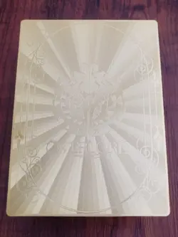 Albedo - Overlord - Goddess Story Gold Metal LSM Card - Image 2