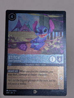 Stitch Team Underdog COLD FOIL 6/P2 - Promo Card Lorcana - Image 1