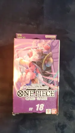 One Piece card game English Starter Deck Purple Luffy ST-18 *Sealed* - Image 1