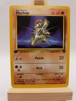 Pokemon 1st Edition Card - Machop 59/82 (Team Rockets Set) - Image 1