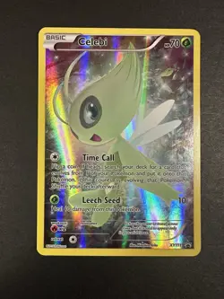 Celebi XY111 Generations Special Ultra Rare Full Art Holo Promo Pokemon Card - Image 4