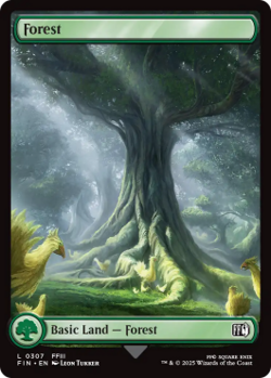 Magic MTG - Foret - Final Fantasy - MINT/NMINT - FR - FOIL - Image 1