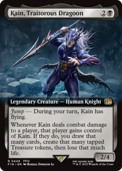 Magic MTG - Kain, chevalier dragon torture - MINT/NMINT - FR - FOIL - Image 1