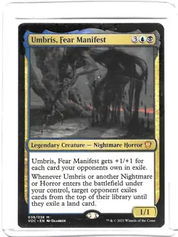 Umbris, Fear Manifest #38 M -NM - Magic the Gathering - Regular - MTG - Image 1