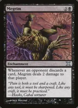 RUSH FRANCAIS 4x Cephalalgie Dixieme edition [EX/NM] MTG magic 10ED - Image 1