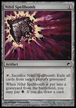 *MRM* FR/VF 4x Bombe C sortilCges d'annihilation (Nihil Spellbomb) MTG SOM - Image 1