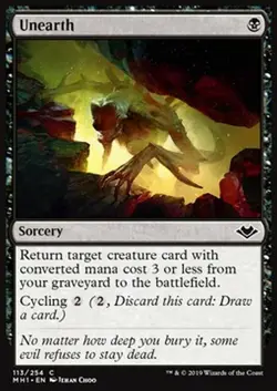 MRM FR/VF 4x Sortir de Terre - Unearth MTG magic MH1 - Image 1