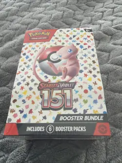 Pokemon TCG Scarlet & Violet 151 Booster Bundle Sealed New (6 packs) - Image 1