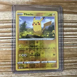 Pokemon Card Pikachu 049/203 Reverse Holo 2021 Evolving Skies LP-NM - Image 1