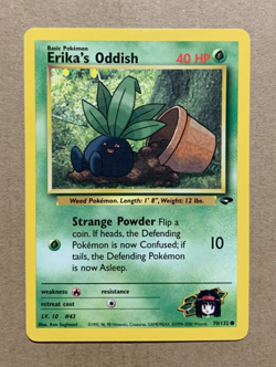 Erika's Oddish 70/132 Gym Challenge - Common Pokemon Card - NM - Image 1
