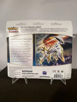 Pokemon TCG Brilliant Stars 3 Pack Blister Glaceon Promo - Image 2