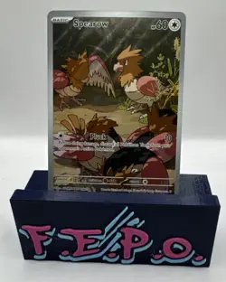 2025 Pokemon Mega Evolution Full Art Holo Spearow 151/132 - Image 1