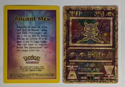 Ancient Mew Pokemon Opened 2000 Movie RARE PROMO - Image 1
