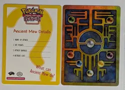 Ancient Mew Pokemon Opened 2000 Movie RARE PROMO - Image 2